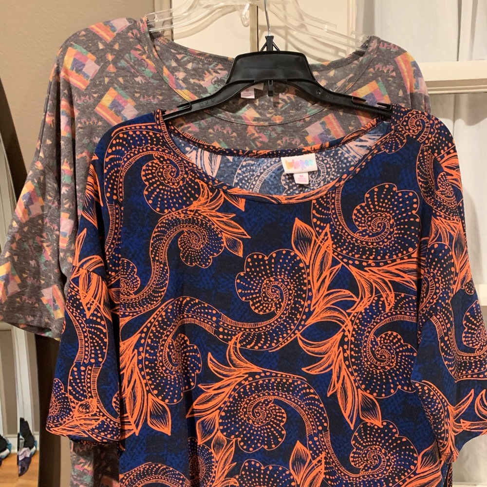 Two shirt bundle LuLaRoe Irma high low shirt